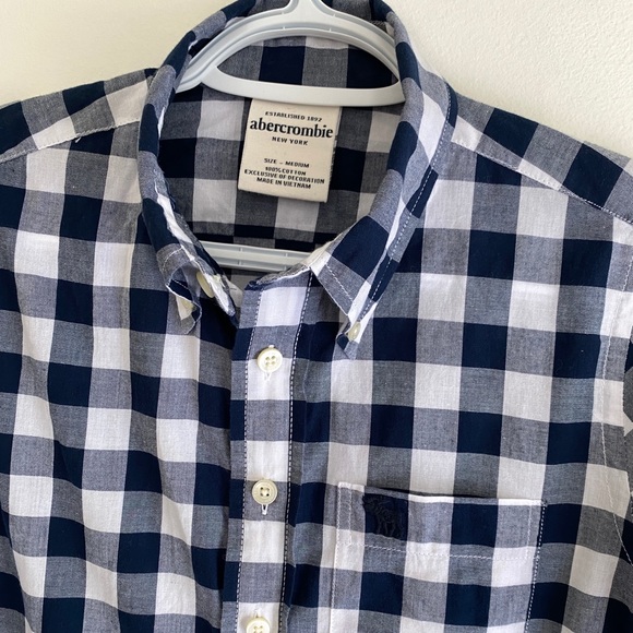 Abercrombie & Fitch Boys Med Dress Shirt A & F - Picture 6 of 9